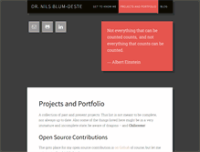Tablet Screenshot of nils-blum-oeste.net